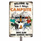 Camper Metal Signs