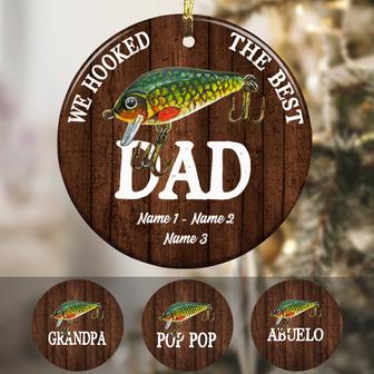 Personalized Dad Fishing Hook Ornament - Thegiftio UK