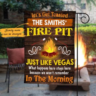 Personalized Garden Flag for Fire Pit Lovers - Thegiftio UK
