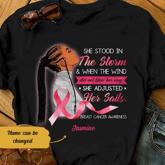 Personalized Breast Cancer Sailing BWA T Shirt - Thegiftio UK