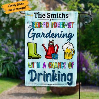 Personalized Garden Flag for Gardening Enthusiasts - Thegiftio UK