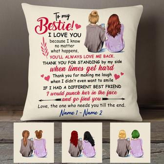 Personalized Pillow for Your Bestie - Thegiftio UK