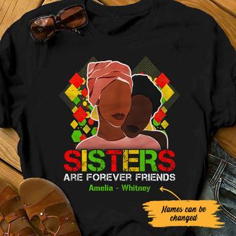 Personalized Sisters BFF BWA Friends T Shirt - Thegiftio UK