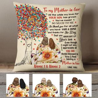 Personalized Pillow for Mom and Daughter-in-Law - Thegiftio UK
