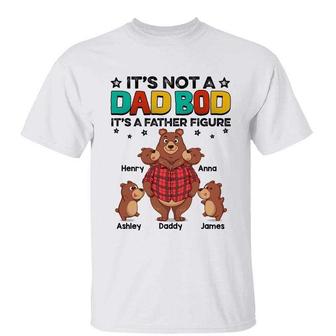 Dad Bod Not Father Figure Custom T-Shirt - Father's Day Gift - Thegiftio UK
