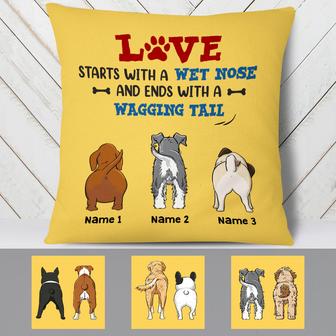 Personalized Dog Wagging Tail Pillow - Thegiftio UK