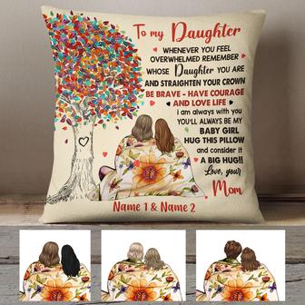 Personalized Pillow for Grandma and Granddaughter - Thegiftio UK