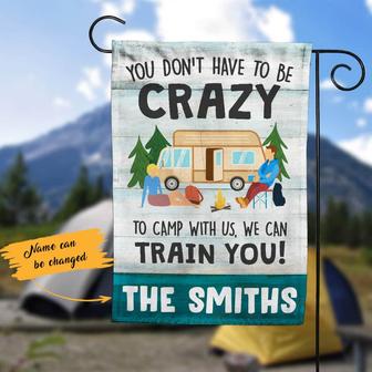 Personalized Garden Flag for Camping Enthusiasts - Thegiftio UK