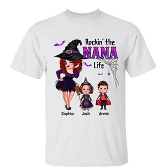Pretty Grandma Halloween Custom T-Shirt - Gift for Grandma - Thegiftio UK