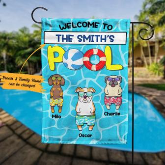 Personalized Garden Flag for Dog Lovers - Thegiftio UK