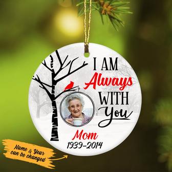 Personalized Cardinal On Birch Tree Memorial Ornament OB161 30O53 - Thegiftio UK