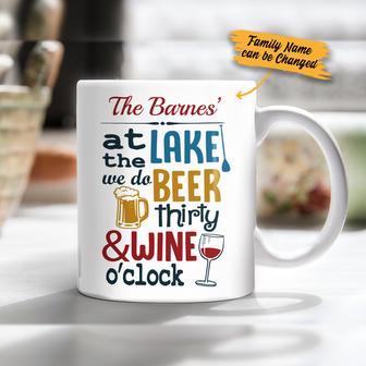 Personalized Lake Beer Wine Mug - Thegiftio UK