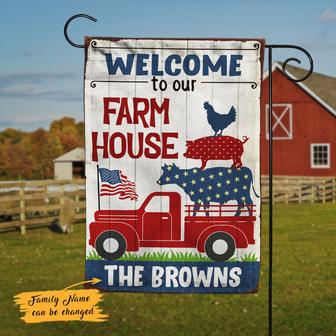 Personalized Garden Flag for Farmhouse Lovers - Thegiftio UK