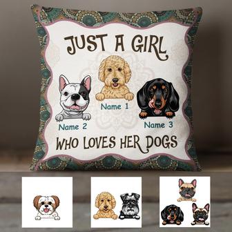 Personalized Dog Lover Pillow for Her - Thegiftio UK