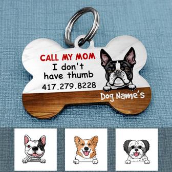 Personalized Dog ID Name Tag for Pet Lovers - Thegiftio UK