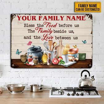 Personalized Cooking lover Gift, Mom's Kitchen, Gift For Grandma, Kitchen Metal Sign - Thegiftio UK