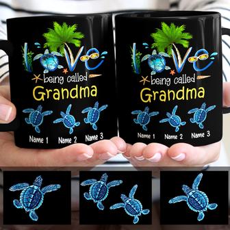 Personalized Mom Grandma Turtle Mug - Thegiftio UK