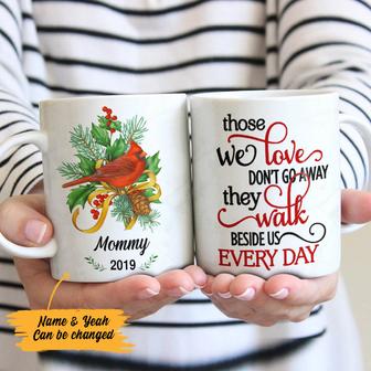 Personalized Cardinal Memorial Mom Dad Mug - Thegiftio UK