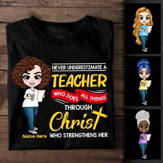 Personalized Teacher Back To School T Shirt - Thegiftio UK