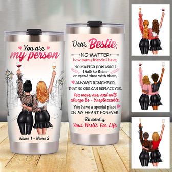 Personalized Friends No Matter Steel Tumbler - Thegiftio UK