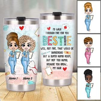 Personalized Nurse Friends Steel Tumbler - Thegiftio UK
