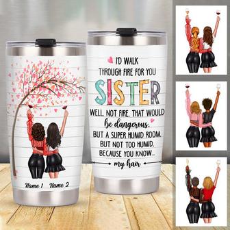 Personalized Friends Sister Steel Tumbler - Thegiftio