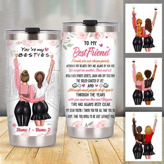 Personalized Friends Sisters Steel Tumbler - Thegiftio UK
