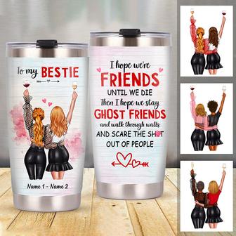 Personalized Friends Until We Die Steel Tumbler - Thegiftio UK