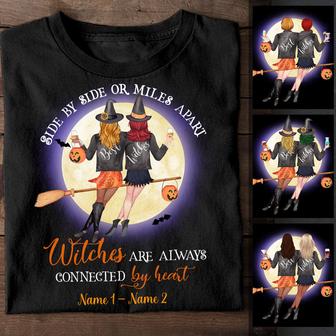 Personalized Witches Friends Fall Halloween T Shirt - Thegiftio UK