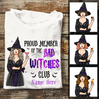 Personalized Fall Halloween WItch Club T Shirt - Thegiftio UK
