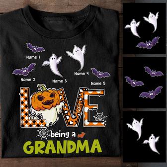 Personalized Key Halloween Mom Grandma T Shirt - Thegiftio UK