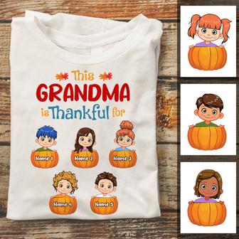Personalized Mom Grandma Fall Halloween T Shirt - Thegiftio UK