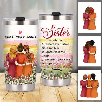 Personalized Friends Sister Steel Tumbler AG44 30O47 - Thegiftio UK
