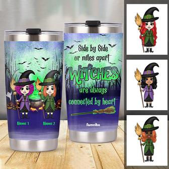 Personalized Fall Halloween Witch By Heart Steel Tumbler AG64 24O34 - Thegiftio UK