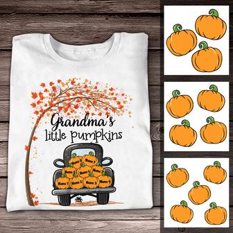 Personalized Mom Grandma Fall Halloween T Shirt - Thegiftio UK