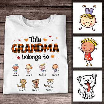 Personalized Fall Halloween Dog Mom T Shirt - Thegiftio UK