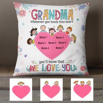 Personalized Heart Pillow for Grandma or Mom - Thegiftio UK