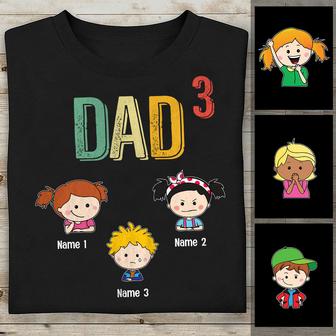 Personalized Grandpa Dad T Shirt - Thegiftio UK