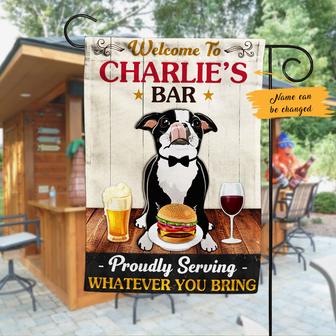 Personalized Boston Terrier Garden Flag for Dog Lovers - Thegiftio UK