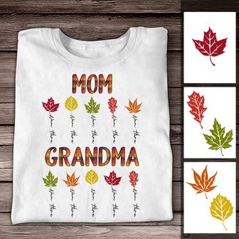 Personalized Mom Grandma Fall Halloween T Shirt - Thegiftio UK