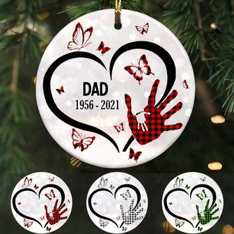Personalized Memo Butterfly Circle Ornament AG264 85O58 - Thegiftio UK