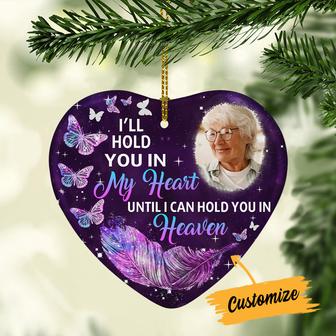 Personalized Memo Mom Dad In My Heart Ornament AG271 95O34 - Thegiftio UK