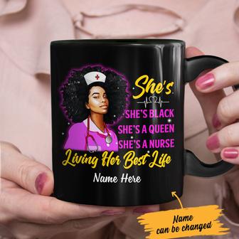 Personalized BWA Living Her Best Life Mug - Thegiftio UK