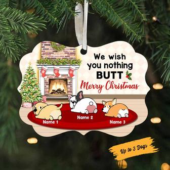 Personalized Merry Christmas Dog Benelux Ornament - Thegiftio UK