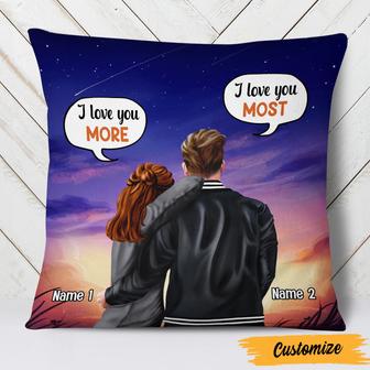 Personalized Couple I Love You Most Pillow - Thegiftio UK