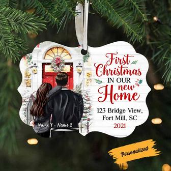 Personalized Christmas Couple Benelux Ornament - Thegiftio UK