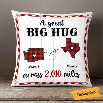 Personalized Long Distance Pillow for Loved Ones - Thegiftio UK