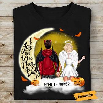 Personalized Couple Halloween T Shirt - Thegiftio UK