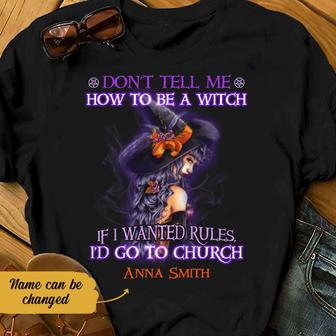 Personalized Halloween Witch T Shirt - Thegiftio UK