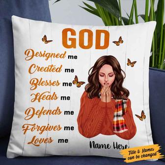 Personalized God And Me Pillow - Thegiftio UK